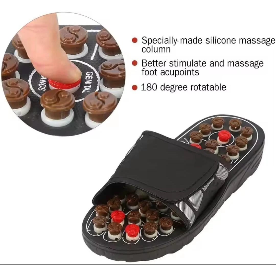 Therapy Acupressure Massage Sandals – Reflexology Slippers for Pain Relief & Relaxation Foot massager Sandals