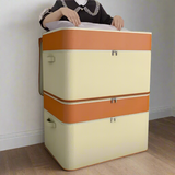 Thick Double Layer Fabric Closet Organizer – Adjustable Multi-Grid Wardrobe Storage Box