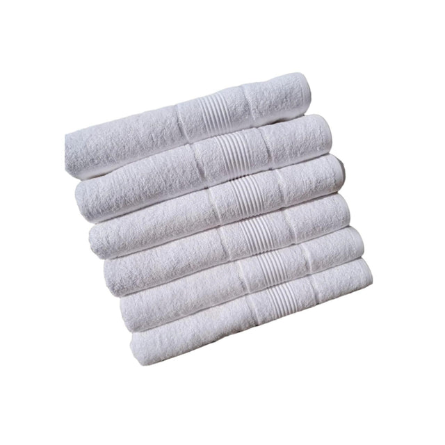 Top Quality White Luxury Towels | 100% Cotton | 90x175cm | Soft & Absorbent Bath Towels