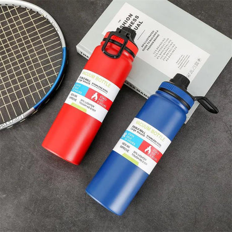 Travel Car Water Cup Portable Stainless Steel Thermos Flask 1000ml