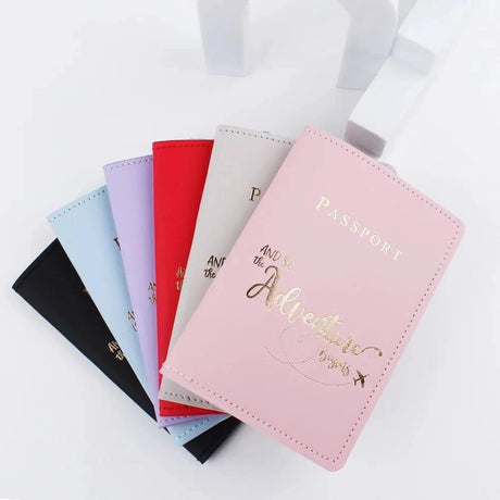 Trendy PU Leather Passport Cover Holder Travel Organizer Passport Holders Travel Wallets