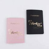 Trendy PU Leather Passport Cover Holder Travel Organizer Passport Holders Travel Wallets