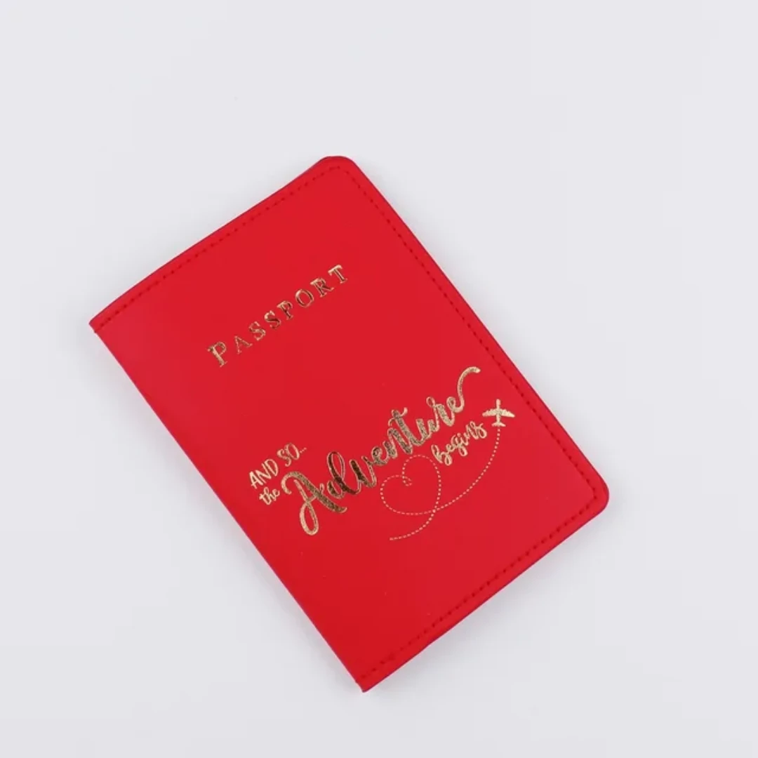 Trendy PU Leather Passport Cover Holder Travel Organizer Passport Holders Travel Wallets