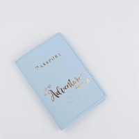 Trendy PU Leather Passport Cover Holder Travel Organizer Passport Holders Travel Wallets