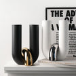 U-Shaped Ceramic Sculpture – Modern Minimalist Home Decor Accent (20cm)