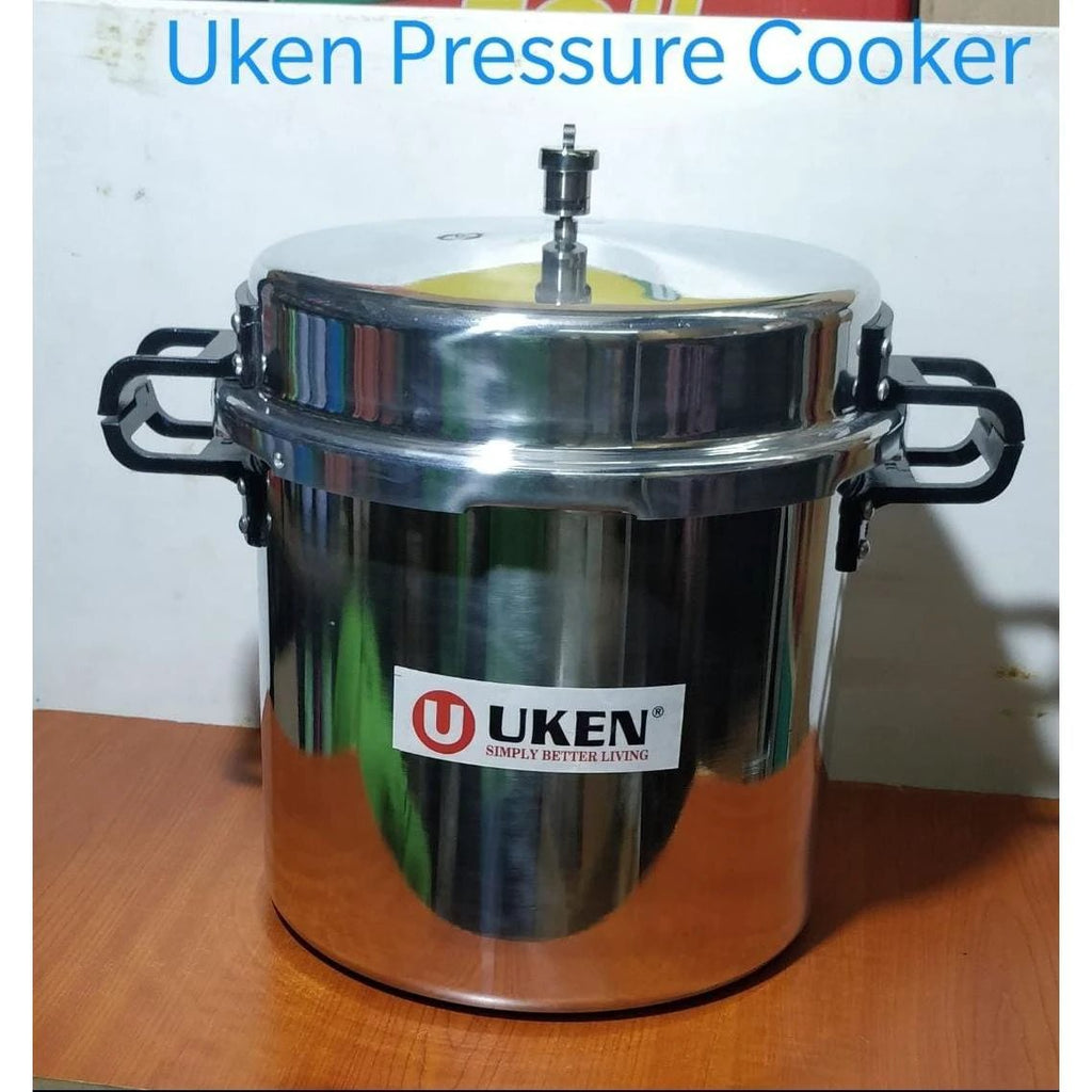 Uken Aluminum Jumbo Pressure Cooker in 18L 20L 22L 25L Sizes for Large Batch Cooking Kitchen Appliances