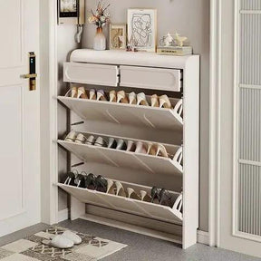 Ultra Slim Bucket Flip Shoe Cabinet Space Saving Modern Multi-Layer Shoe Rack Shoe rack Shoe Racks
