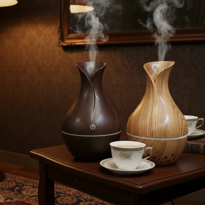 Ultrasonic Aroma Humidifier USB Diffuser Moon Star Bedroom Perfumes Health & Beauty