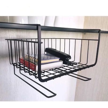 Under the Shelf Organizer with Hooks | Maximize Your Storage Space