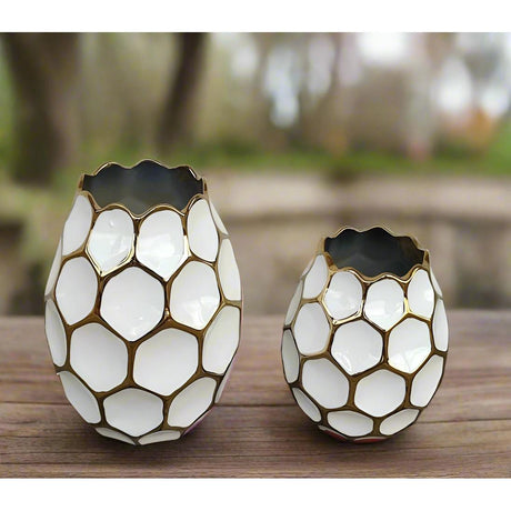Unique Ceramic Flower Vase Creative Outdoor Living Room Decor