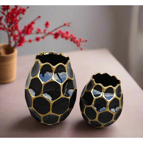 Unique Ceramic Flower Vase Creative Outdoor Living Room Decor