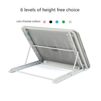 Ventilated Adjustable Laptop and Tablet Holder Foldable Portable Stand Laptop stand Computer Risers & Stands