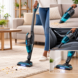 2-in-1 Cordless Vacuum Cleaner 120W with Detachable Handheld