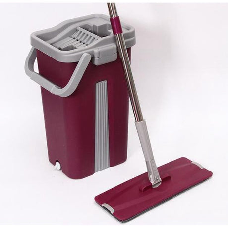 Vertex Magic Mop + Bucket Set with Extra Microfiber Cloth | Rotating Head for Easy, Efficient Cleaning
