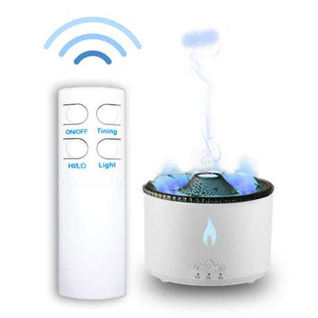 Volcano Aromatherapy Diffuser Humidifier 560ml Water Tank Two Speed Timing & Remote Control