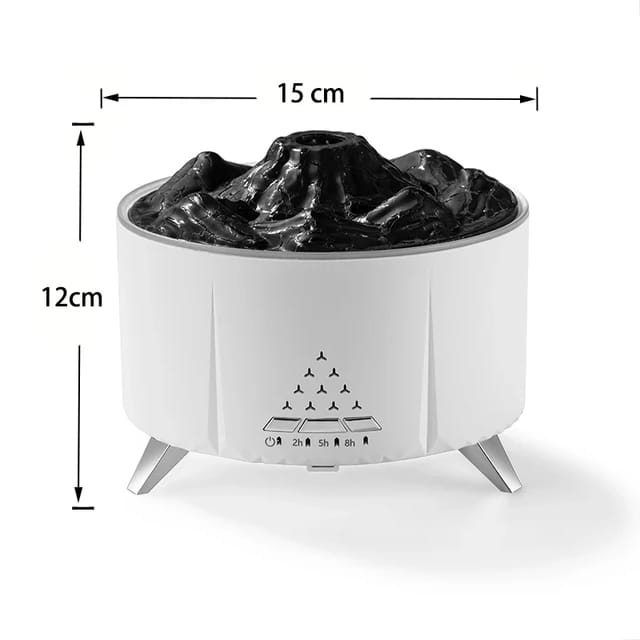 Volcano Humidifier with Bluetooth Connectivity, White Noise & Remote Control