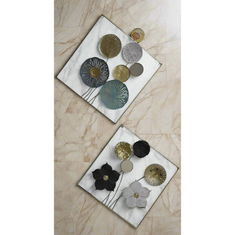 Wall Hanging Gold-Plated Metallic Flower Decoration