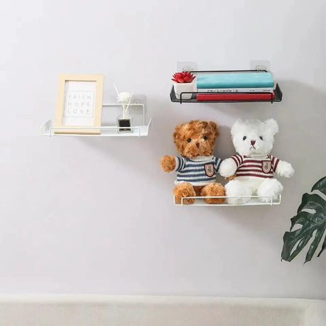Wall Mount Router and Remote Control Shelf Bracket for TV Set-Top Box and Socket Organization Wireless Routers