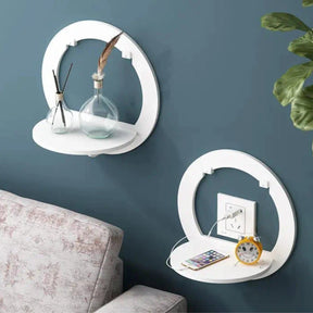 Wall Mounted Floating Storage Shelf | Perfect for Bedroom, Balcony, and Living Room Lighting Floating Wall Shelves & Ledges