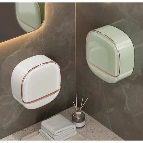 Wall Mounted Soap Holder | 12x12x5cm, Space Saving Design Bathroom Accessories Soap Dishes & Holders