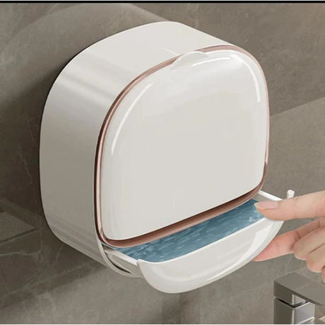 Wall Mounted Soap Holder | 12x12x5cm, Space Saving Design Bathroom Accessories Soap Dishes & Holders