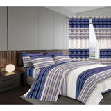 Warm Woolen Duvet Set with Matching Curtains | Includes Fitted & Flat Sheets, Pillowcases & Curtains | Size 6x7