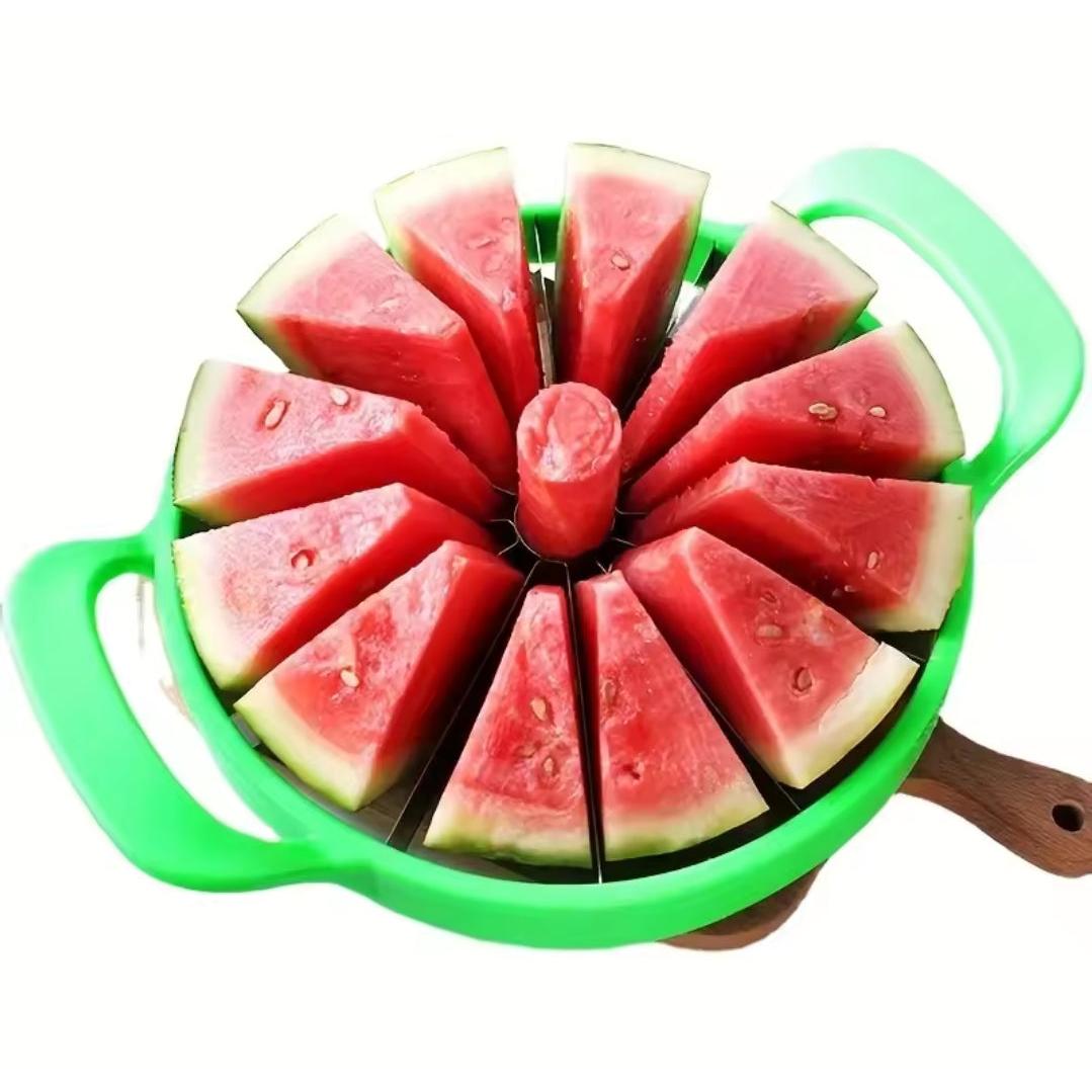 Watermelon Cutter/Slicer Stainless Steel, Sharp Blades, Strong Handle Grips