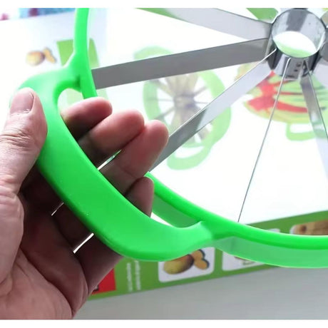 Watermelon Cutter/Slicer Stainless Steel, Sharp Blades, Strong Handle Grips