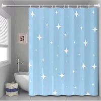 Waterproof PEVA Shower Curtain with Hooks 180×200cm Shower curtain Shower Curtains