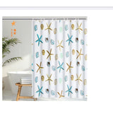 Waterproof PEVA Shower Curtain with Hooks 180×200cm