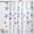 Waterproof Shower Curtain with Hooks – 180x200cm PEVA Bathroom Curtain