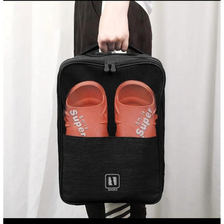 Waterproof Travel Shoe Bag – 20x30cm Shoe Storage Pouch (Available in Black, Grey, Pink)