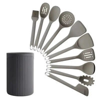 Pro Cooks Silicone Utensils 11pc Set Nonstick Heat Resistant Kitchen Utensil Sets