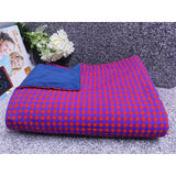 High Quality Maasai Fleece Blanket | 150cm x 200cm (5 by 6)| Vibrant & Cozy Traditional Design- Furaha Finds Kenya