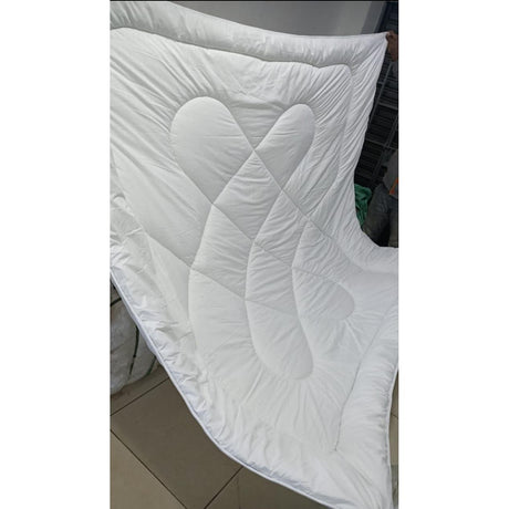 TC Striped Duvet Set | White | Includes 1 Bedsheet & 2 Pillowcases