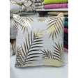 18" by 18" Decorative Gold Striped Velvet Cushion Covers | Stylish Printed Patterns | Home Decor