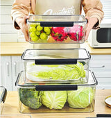 Furaha Finds 3pcs set acrylic food storage containers 