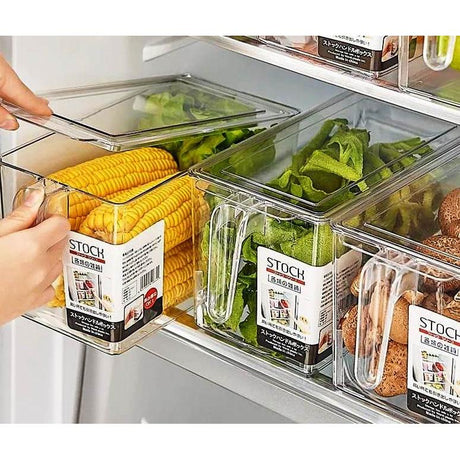 Acrylic Transparent Storage Container | BPA Free | Size: 14x13x24cm | Durable Organizing Solution for Home & Kitchen