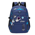 Oxford Waterproof Fabric Quality Children's School Bag | Large Capacity | Space Themed Design | 46x32x16 cm | Black, Blue- Furaha Finds Kenya