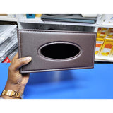 PU Leather Serviette Holders | Elegant Napkin Holder for Dining & Office | Available in Black-Furaha Finds