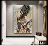 Furaha Finds Minimalist Wall Art 60x90 cm high quality canvas print with wooden frame, modern home decor artwork for living rooms, bedrooms,and offices.
