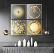 Furaha Finds 60x40cm 4Piece High Quality Canvas Wall Art  Minimalist wooden frame artwork for modern living room and home decor.
