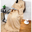 Premium Snuggie Fleece Blanket with Sleeves and Kangaroo Pocket | Super Soft Wearable Blanket | Multiple Colors- Furaha Finds Kenya