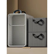 Large Capacity Durable Household Foldable Steel Frame Fabric Storage Box Organizer with Handles| Wardrobe Clothes Organizer| Closet Organizer;40cm x 28cm x 20cm- Furaha Finds Kenya