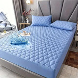 Waterproof Mattress Protectors | 5x6 Size | Available in Beige, Sky Blue, White | Ideal for Master & Guest Bedrooms
