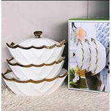 3 pc ceremic soup pot