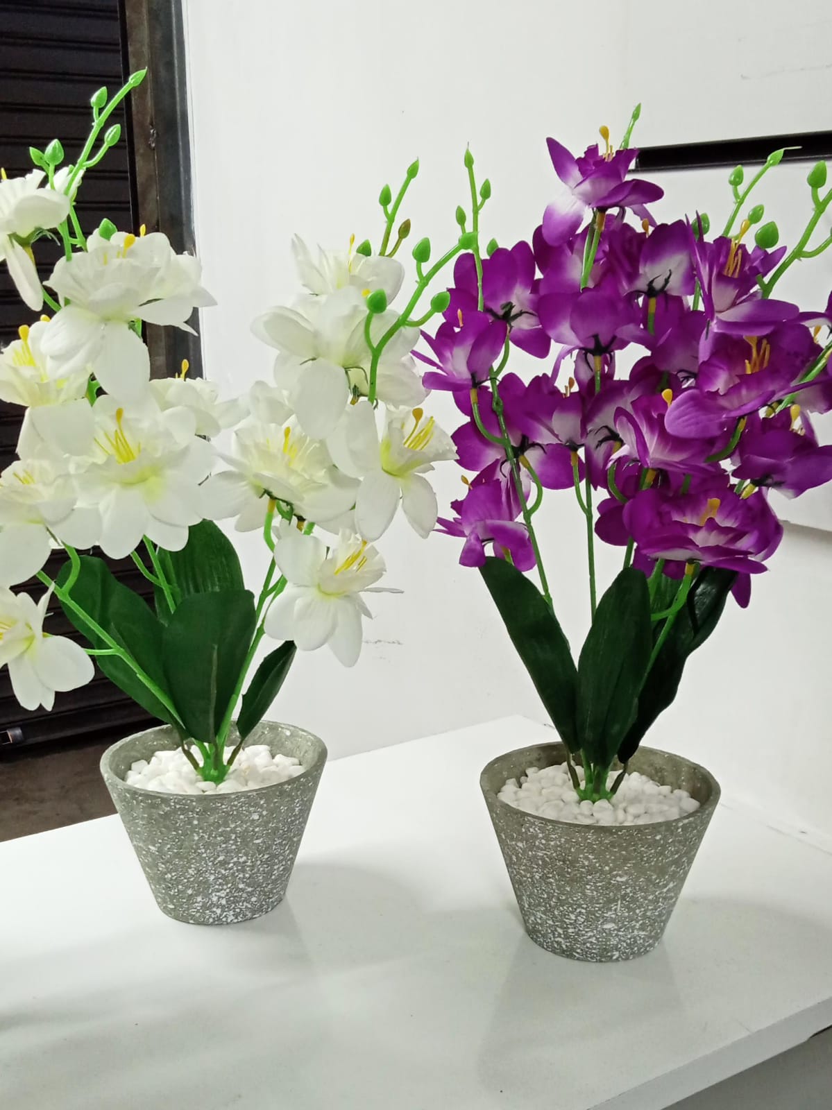 Bonsai Style Artificial Blossom Flowers | Elegant and Low Maintenance Potted Plants | Office Desktop Flowers | Dining Centerpieces | Airbnb Home Decoration