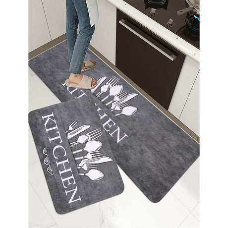 Rubber Kitchen Mats | 2 Piece Set | Multicolors | Durable, Non-Slip, and Easy to Clean- Furaha Finds Kenya
