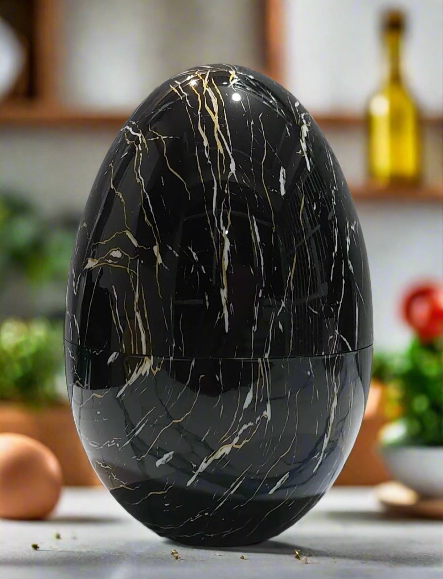 Furaha Finds high quality marble profile egg shell cutlery set 18pcs elegant durable and perfect for home dining restaurants and special occasions