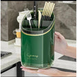 Luxury Acrylic Cutlery Organizer/Holder | 11.5x20cm - Green & White- Furaha Finds Kenya